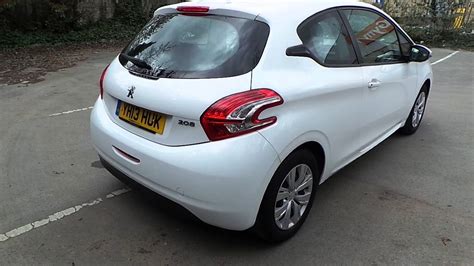 2013 13 Peugeot 208 1 2 VTI Access Plus 3dr In Bianca White YouTube