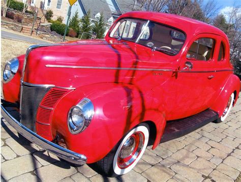 1940 Ford Deluxe Custom 2 Door Coupe Front 34 75397