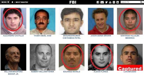 Fbi 5 De Los 10 Más Buscados Son Hispanos La Opinión