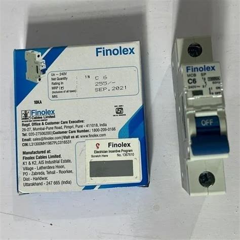 A Finolex Snapp Trip Single Pole Mcb At In Vadodara Id