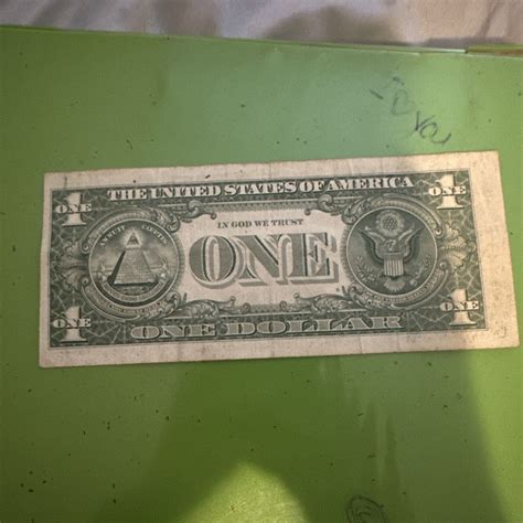 Miss Cut One Dollar Bill Ebay