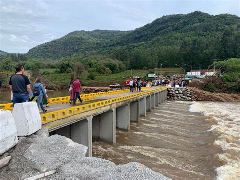 Inaugurada Ponte Provis Ria Entre Caxias Do Sul E Nova Petr Polis