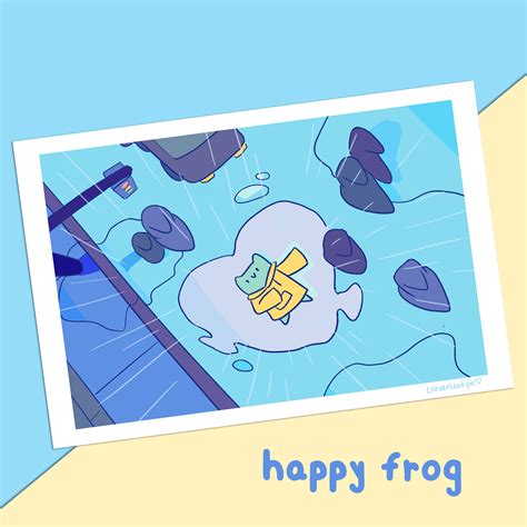 Rainy Frogs Mini Print Set Cloverleafpie