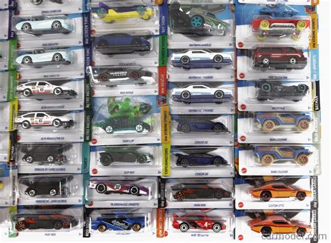 MATTEL HOT WHEELS 5785 97HA BX 72 Масштаб 1 64 FORD ENGLAND SET ASSORTMENT 72 CARS PIECES VARIOUS