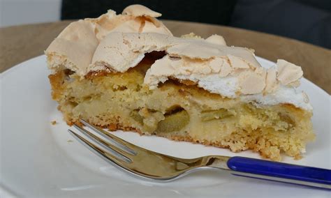 Rhabarber Baiser Kuchen Glutenfrei