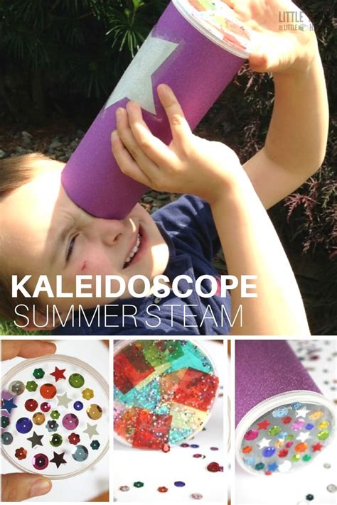 Simple Kaleidoscope Kids Summer STEAM Activity