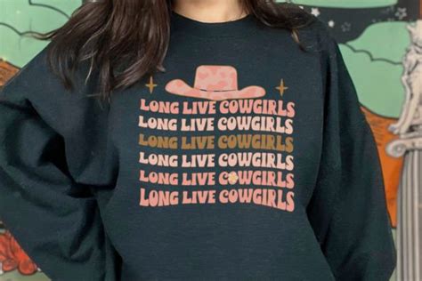 Long Live Cowgirls Svg Country Music Graphic By Goodprintsshop · Creative Fabrica