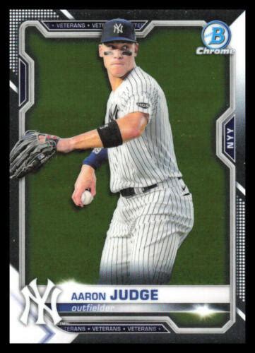 Bowman Chrome Aaron Judge New York Yankees Ebay