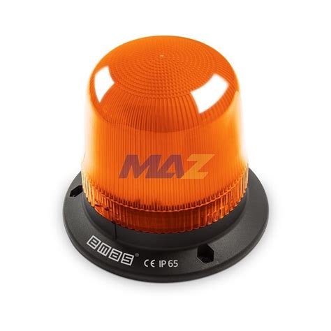 BALIZA LED MULTIFUNCIONAL ROJO DE 120MM DIAMETRO 24V A DC