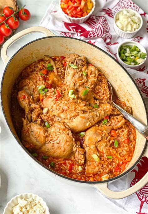 Delicious One Pot Chicken And Rice Panos Eats