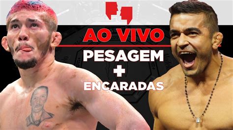 AO VIVO PESAGEM ENCARADAS UFC VEGAS YouTube