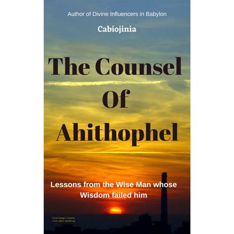 The Counsel Of Ahithophel – Rovingheights Books