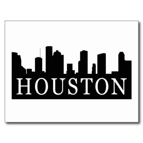 Houston Skyline Outline - ClipArt Best