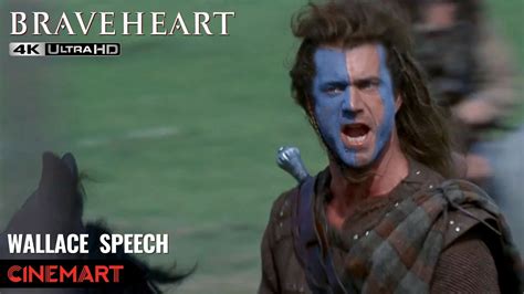 Braveheart Wallace Speech Motivational William Wallace