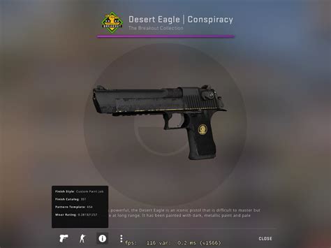 Csgo Desert Eagle Conspiracy Video Gaming Gaming Accessories In Game