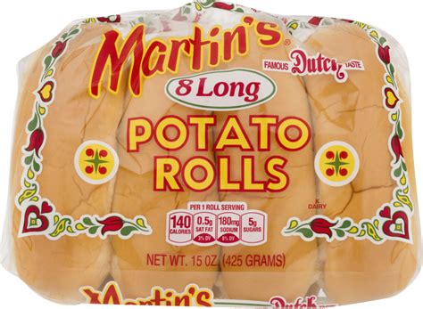 Martin S Famous Pastry Potato Long Rolls 4 Pack Walmart