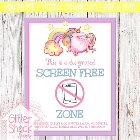 PRINTABLE No Phones Sign No Electronics Sign Screen Free | Etsy