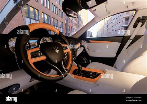 Design, interior of Maserati Levante Hybrid SUV Stock Photo - Alamy