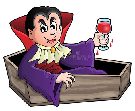 Vampire In Coffin Stock Vector Illustration Of Looking 6620580