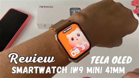 Smartwatch Iw Mini Mm Tela Oled Assistente De Voz Nfc Games