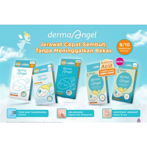 Jual DERMA ANGEL Acne Patch Day Night 6 Pcs 12 Pcs Shopee