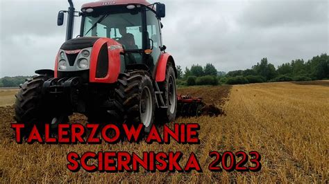 Talerzowanie ścierniska Zetor Proxima 75 GrassRoll YouTube