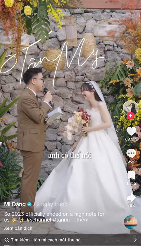 Tân Mi cạch mặt Đặng Thu Hà leo hot search sau sự vắng mặt ở lễ cưới Hot KOLs Đời sống