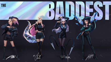 Kda All Out Wallpapers Top Free Kda All Out Backgrounds Wallpaperaccess