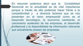 CONTABILIDAD GERENCIAL PPT