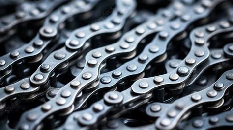 Exploring The Inner Mechanism Magnified View Of Bicycle Chain S Torque