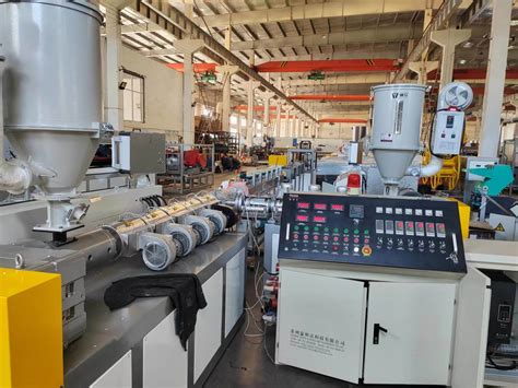 Fosita Plastic Extruder Inch Inch Hot Cold Water Ppr Pipe Extrusion Making Machine Pe Pipe