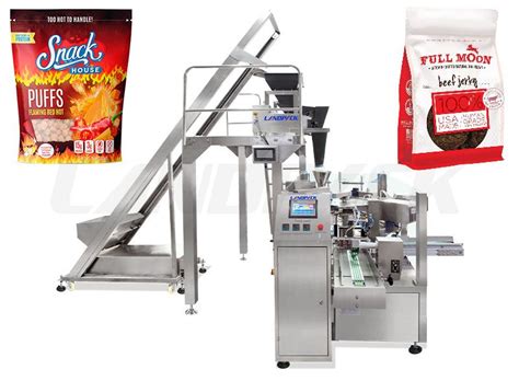 Automatic Snack Premade Pouch Doypack Packing Machine With Multihead