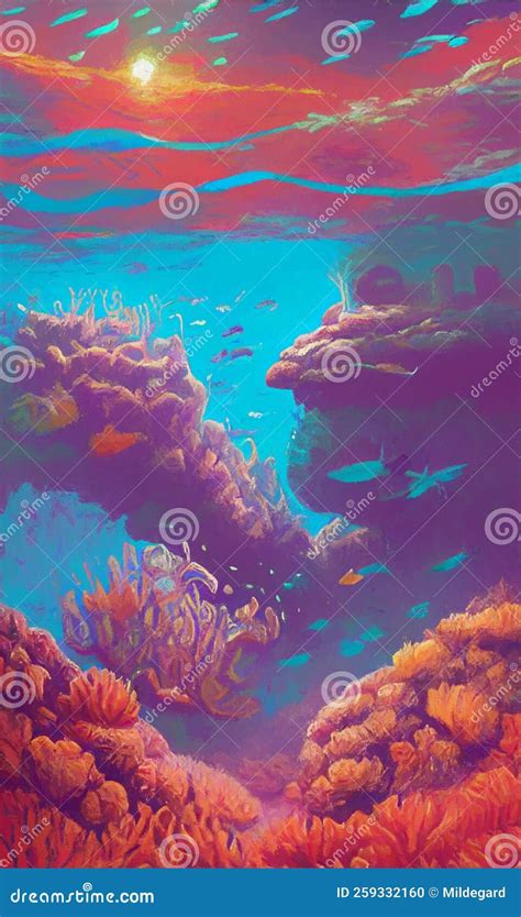 Underwater Coral Painting