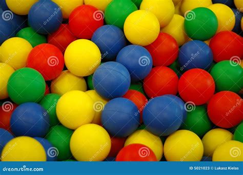 Background Of Colorful Plastic Balls At Playground Stock Image Image