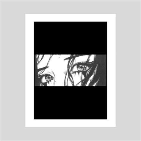 SAD GIRL EYES, an art print by Florentino Tejada - INPRNT