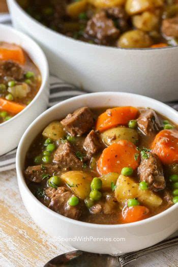 Beef Stew Recipe Homemade Flavorful Spend With Pennies