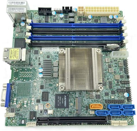 Amazon Supermicro Mini Itx Ddr Motherboard X Sdv F O Electronics