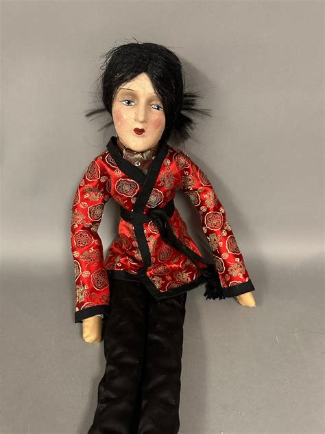 Antique French Art Deco Boudoir Doll In Pants Outfit Circa 1930s Etsy