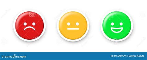 Smiley Stickers Are Green With Different Emotions For The Website