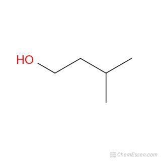 Isopentanol Structural Formula