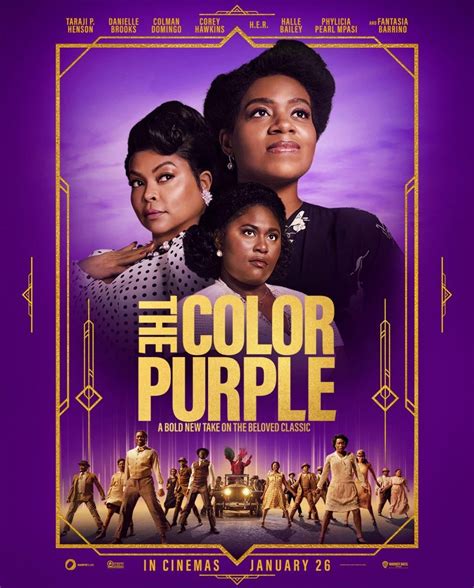 official international poster for ‘the color purple’ : r/movies