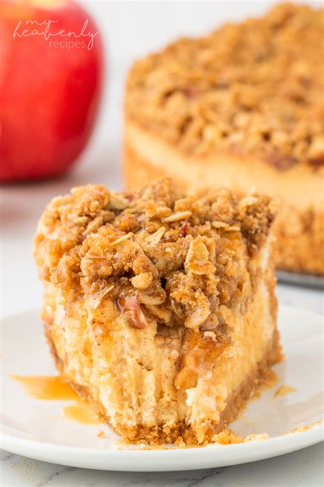 Apple Crumble Cheesecake My Heavenly Recipes