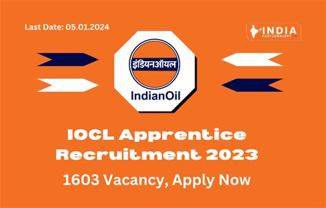 IOCL Apprentice Recruitment 2023 Marketing Division 1603 Vacancy