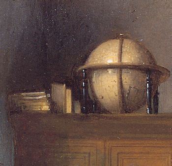 Vermeer The Geographer Detail Of Globe