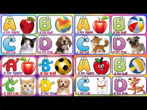 Abc Alphabet Abcd A For Apple B For Ball Abc Phonic Song A Se