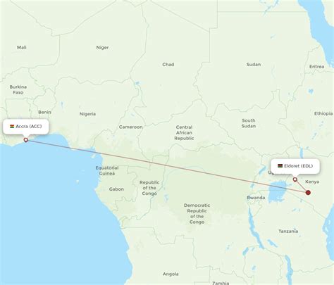 Flights From Eldoret To Accra Edl To Acc Flight Routes