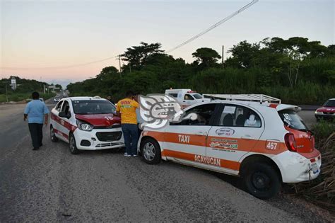 Tres Heridos En Par De Choques En Zona De Acayucan