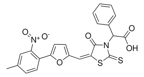 5E 5 5 4 METHYL 2 NITROPHENYL 2 FURYL METHYLENE 4 OXO 2 THIOXO