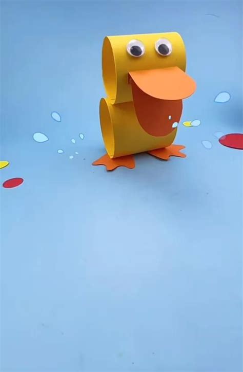 Cute Duck Crafts Art For Kids Video Construction Paper Crafts