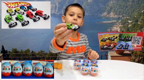 Открываем Киндер Сюрприз Хот Вилс Kinder Surprise Eggs Hot Wheels